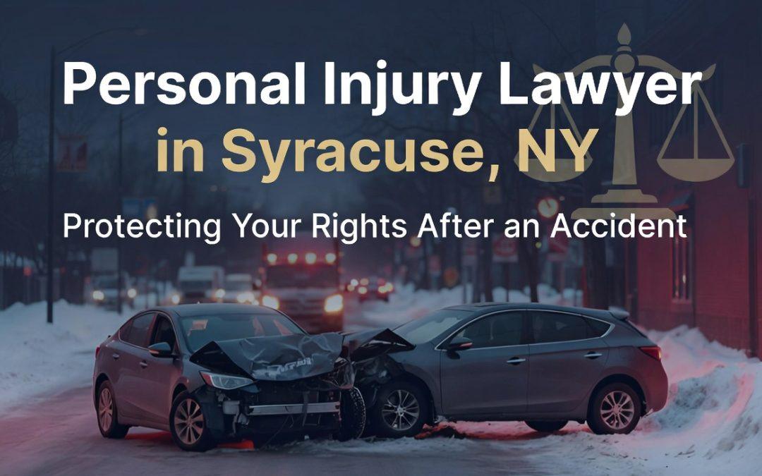 Personal Injury Lawyer in Syracuse, NY: Protecting Your Rights After an Accident